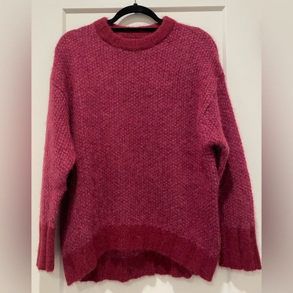 NWT Banana Republic Petite Small Andi Oversized Alpaca Wool Sweater - Picture 3 of 3